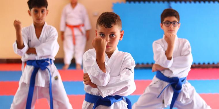 Participants in Karate Program